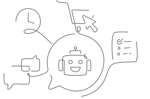chatbot - Hand-sketched